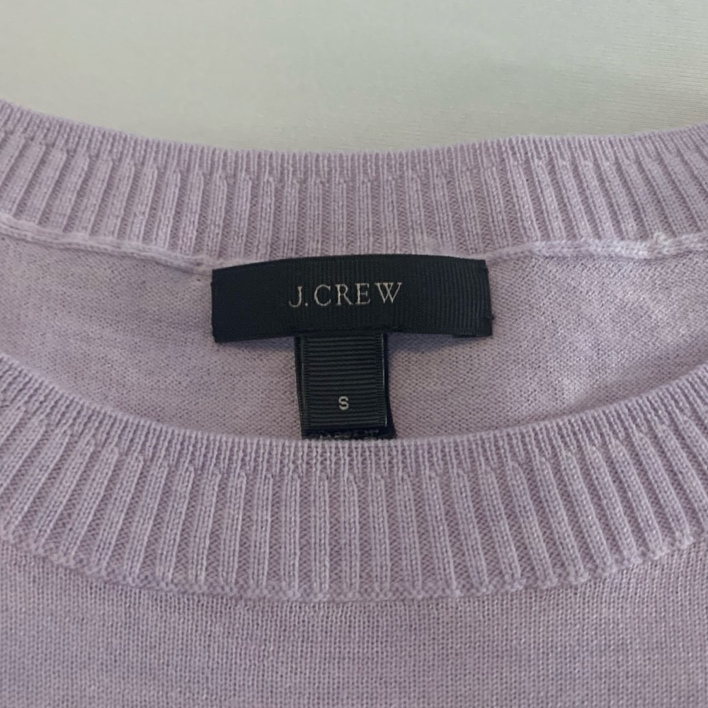 JCrew purple sweater